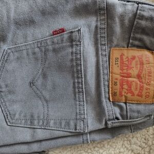 Levi's Slim Men's Jeans — Light Gray Denim